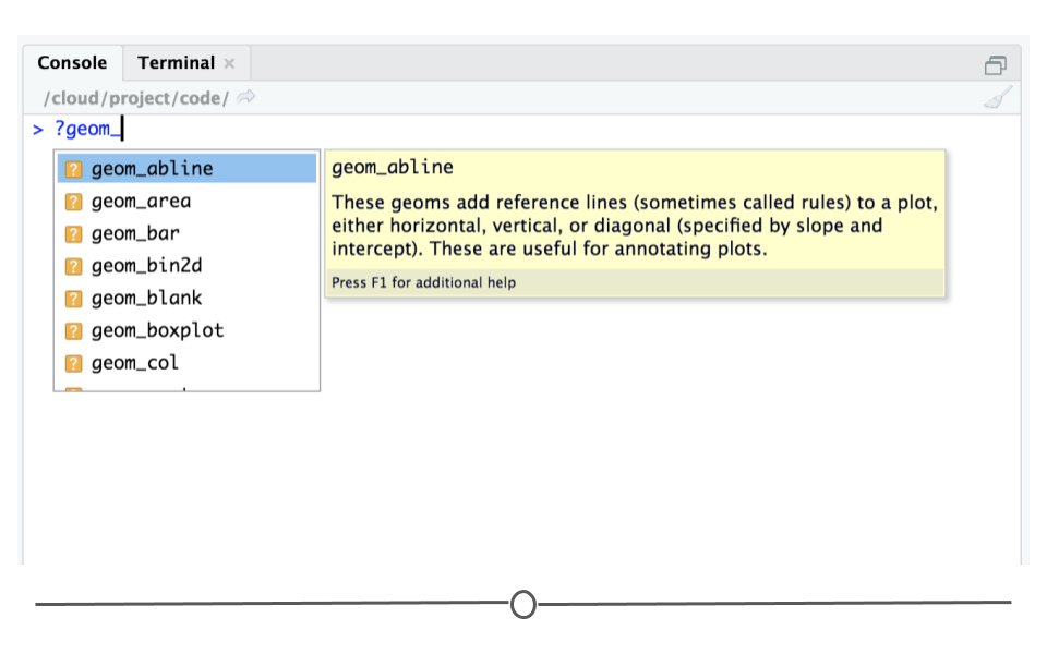 ?geom in Console